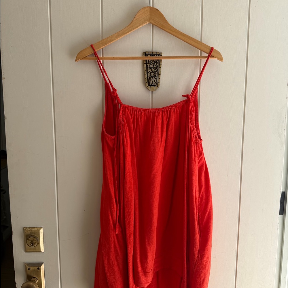 Free People Vibrant Red Mini Dress - Picture 5 of 5